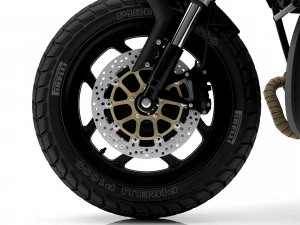 Cafe racer motorcycle r100 3D Model