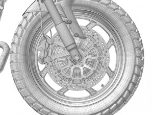 Cafe racer motorcycle r100 Modelo 3D