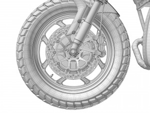 Cafe racer motorcycle r100 Modelo 3D