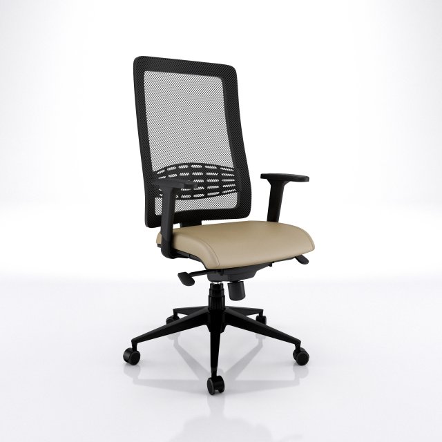 Ergonomic office chair kind 3Dモデル .c4d .max .obj .3ds .fbx .stl .blend 