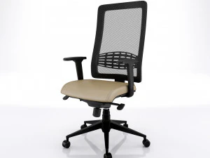 Ergonomic office chair kind 3D Model