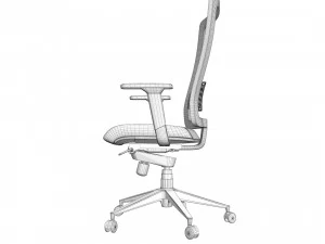 Ergonomic office chair kind 3D Model