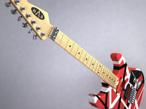 van halen frankenstein guitar 3Dモデル