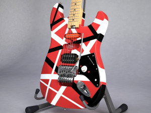 van halen frankenstein guitar 3Dモデル
