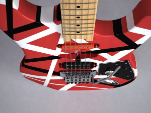 van halen frankenstein guitar 3Dモデル