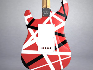van halen frankenstein guitar 3Dモデル