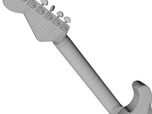 van halen frankenstein guitar 3Dモデル