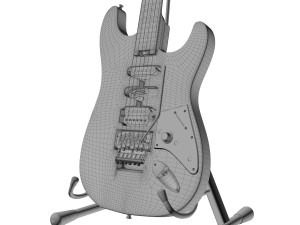 van halen frankenstein guitar 3Dモデル