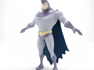 Batman character cartoon Modelo 3D