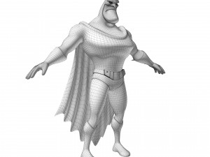 Batman character cartoon Modelo 3D