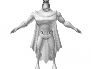 Batman character cartoon Modelo 3D
