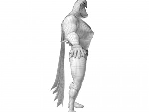 Batman character cartoon Modelo 3D
