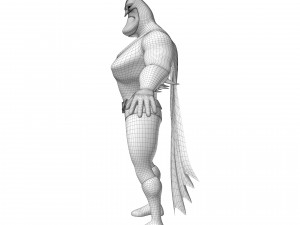 Batman character cartoon Modelo 3D
