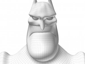 Batman character cartoon Modelo 3D