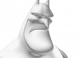 Batman character cartoon Modelo 3D