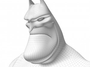 Batman character cartoon Modelo 3D