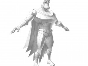 Batman character cartoon Modelo 3D