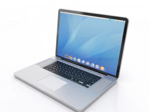 Mac book 17pp 3D Model