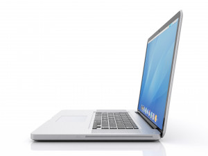 Mac book 17pp 3D Model