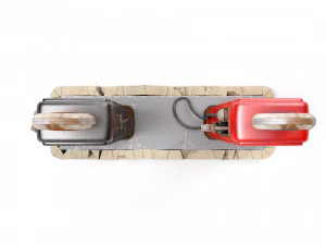 Pompa bensin tua Model 3D