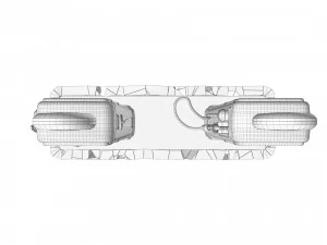 Pompa bensin tua Model 3D