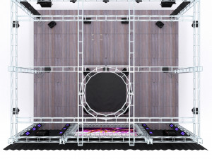 Concert music stage 3D Model