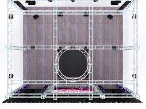 Concert music stage 3D Model