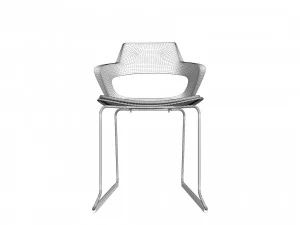 인체공학적 의자 3D 모델