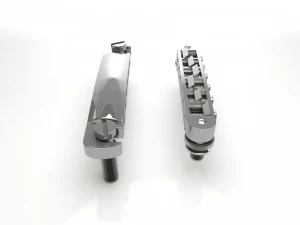 Tune o matic guitar bridge shaller 3D Model