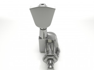 Gotoh magnum lock guitar tuners 3D Model