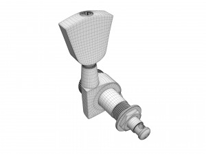 Gotoh magnum lock guitar tuners 3D Model