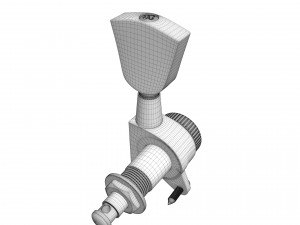 Gotoh magnum lock guitar tuners 3D Model