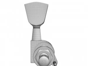 Gotoh magnum lock gitaarstemmers 3D Model