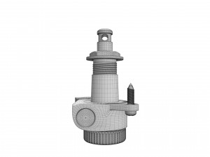 Gotoh magnum lock guitar tuners 3D Model