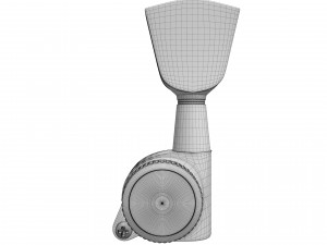 Gotoh magnum lock guitar tuners 3D Model