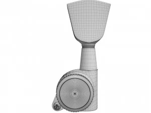 Gotoh magnum lock gitaarstemmers 3D Model