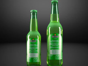 heineken bottle beer 3D Model
