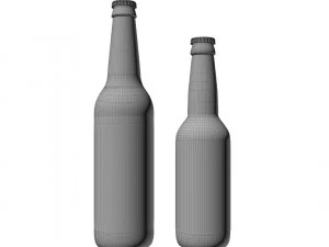 heineken bottle beer 3D Model