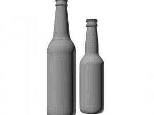 heineken bottle beer 3D Model