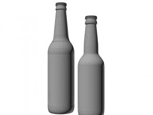 heineken bottle beer 3D Model