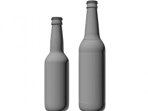 heineken bottle beer Modello 3D