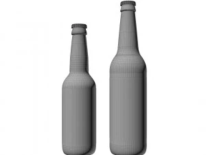 heineken bottle beer 3D Model