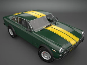 Fiat 2300 S Coup&eacute; 1961 3D Modell