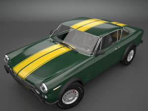 fiat 2300 s coupe 1961 Model 3D