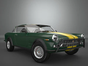 fiat 2300 s coupe 1961 3D Model