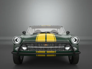 fiat 2300 s coupe 1961 3D Model