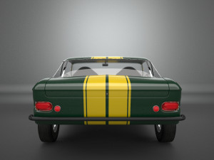 fiat 2300 s coupe 1961 Model 3D