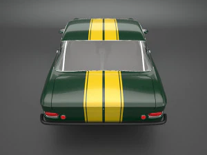 fiat 2300 s coupe 1961 3D Model