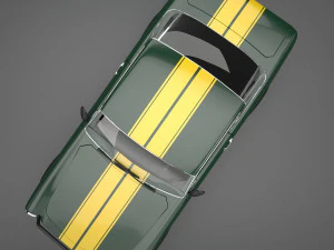 fiat 2300 s coupe 1961 3D Model