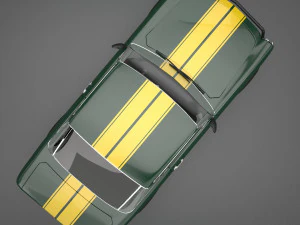 fiat 2300 s coupe 1961 3D Model